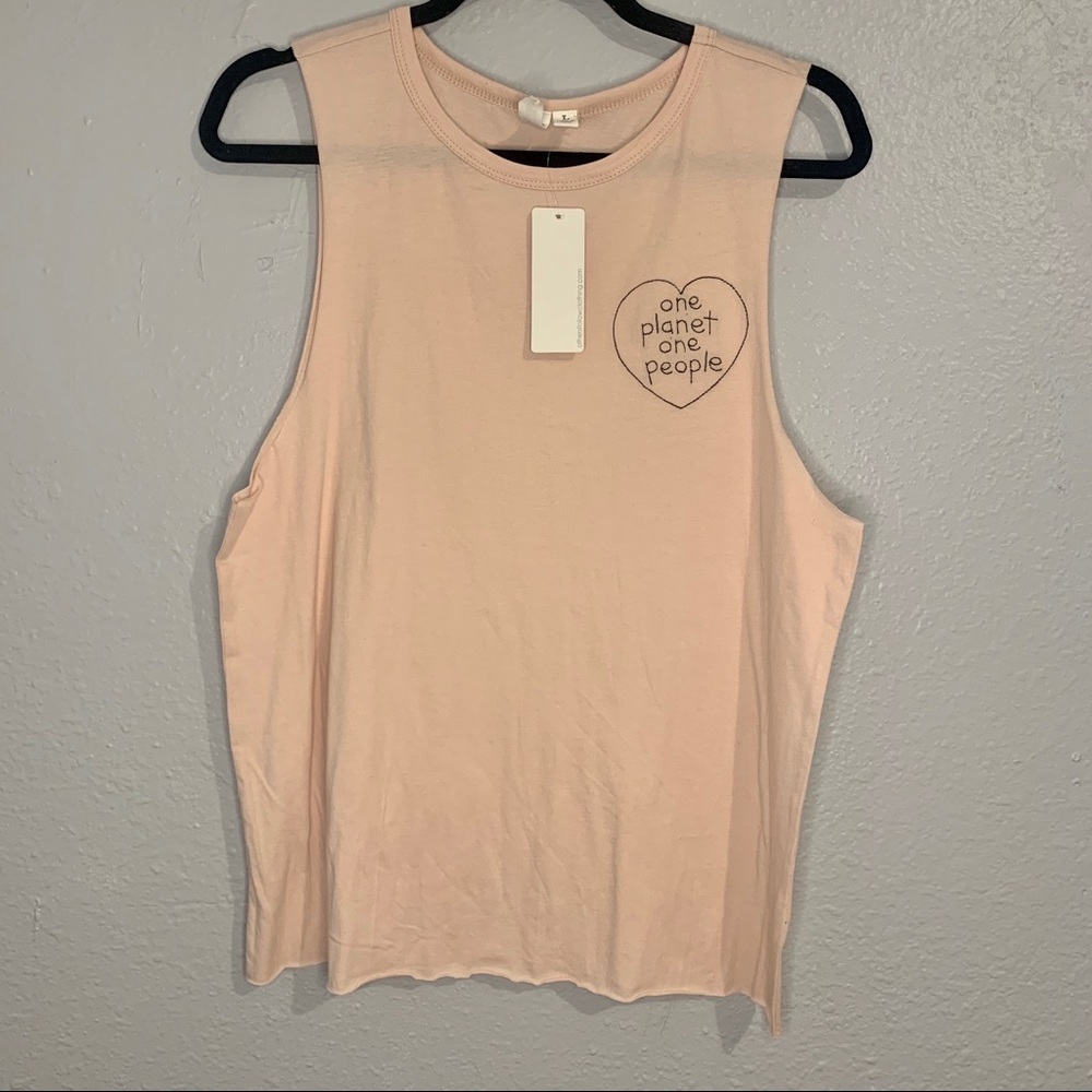 Others Follow One Planet One People Graphic Tank